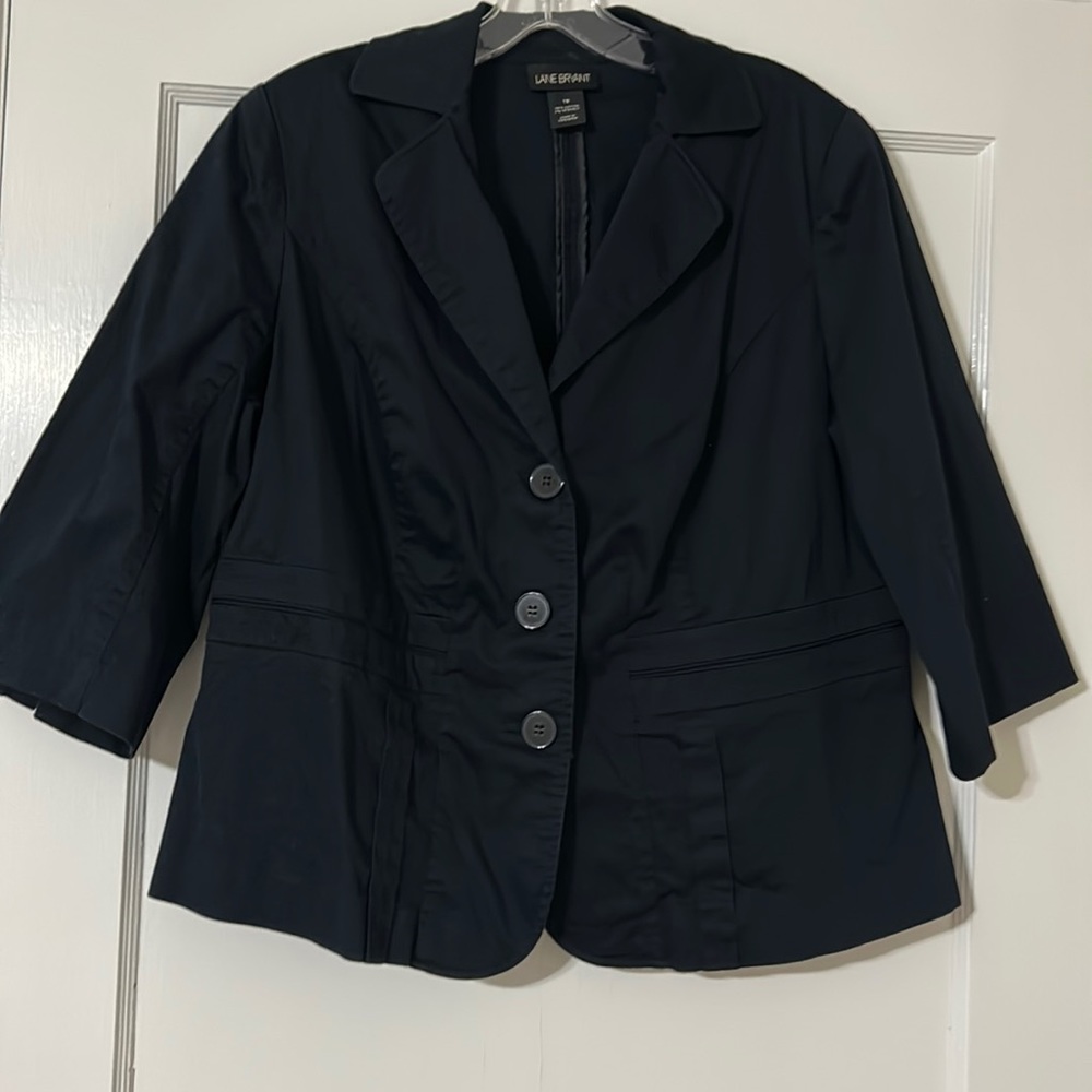 Lane Bryant black blazer, 18, from non smoking home! !